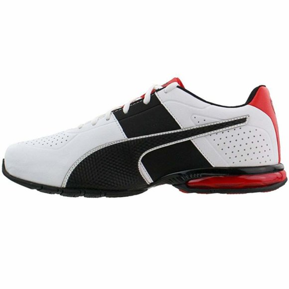 Puma Mens Cell Surin 2 FM White Black Flame Scarlet 189897-1 - Picture 2 of 7